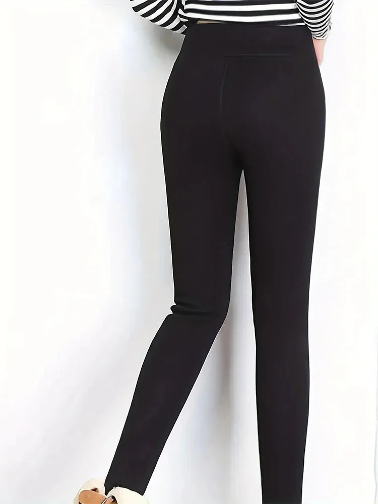High-Waist Warm Commuter Leggings