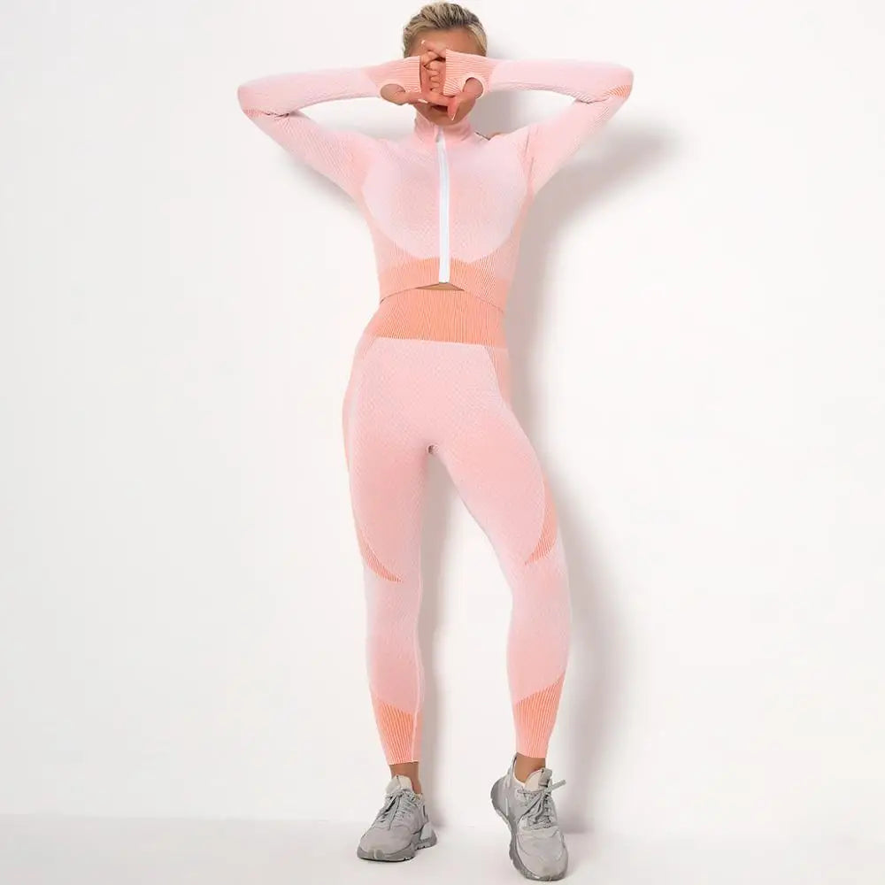 Fitness Crop Top & Leggings