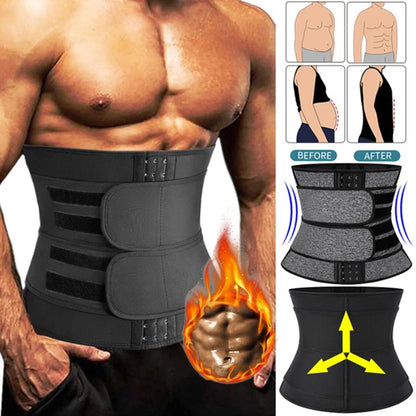 Men Waist Back Support Slimming Lumbar Belt