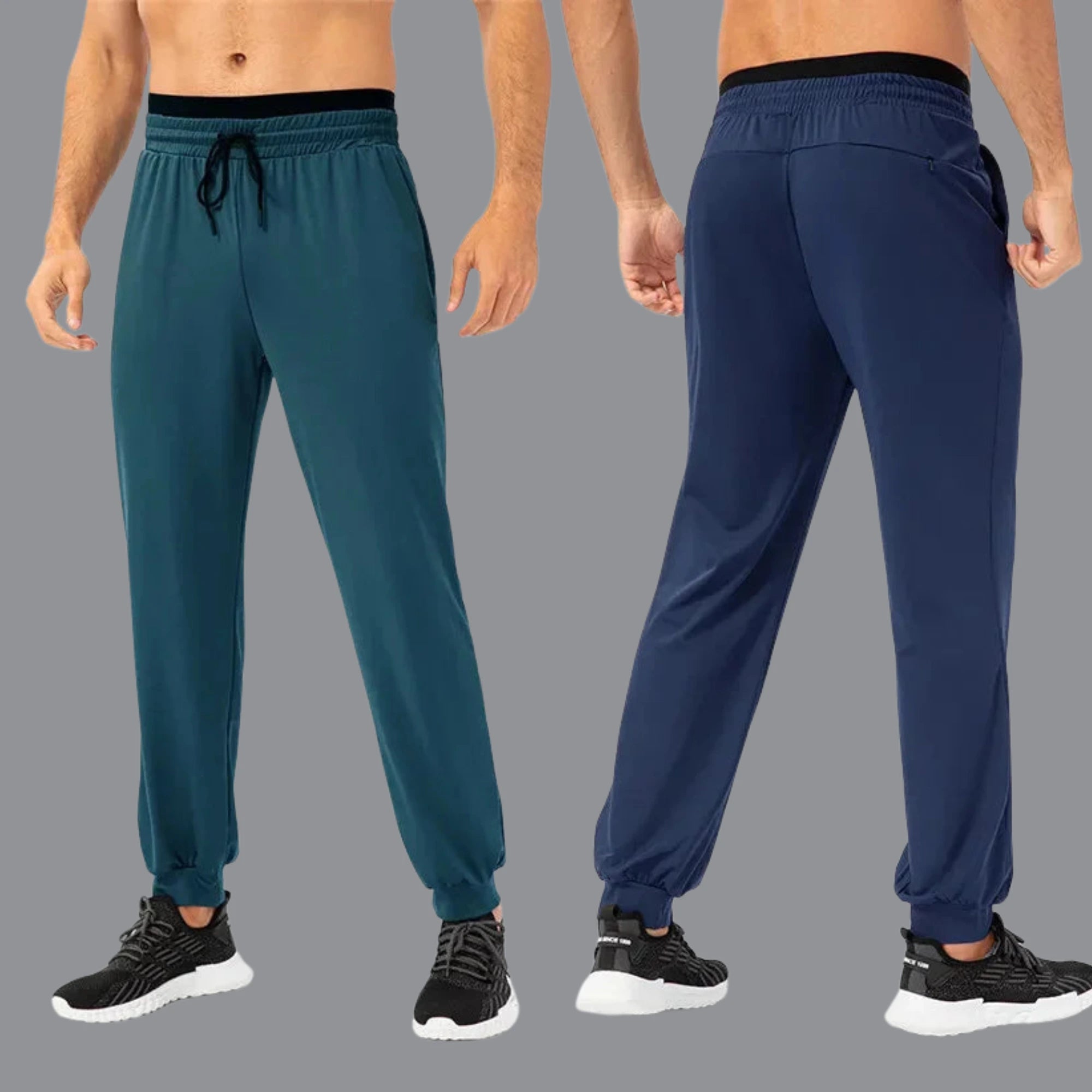 Elastic Fitness Sport Pants Men's