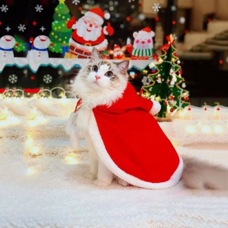 Santa Paws Christmas Pet Cape