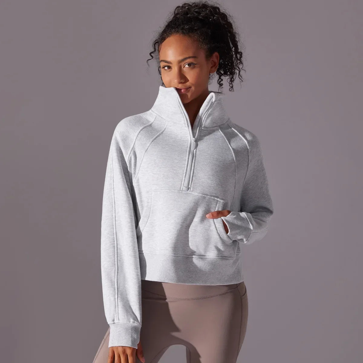 Women's Slim Fit Zip Yoga