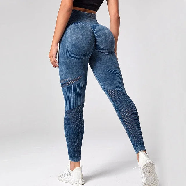 High-Waist Scrunch Bubble Butt Yoga Leggings