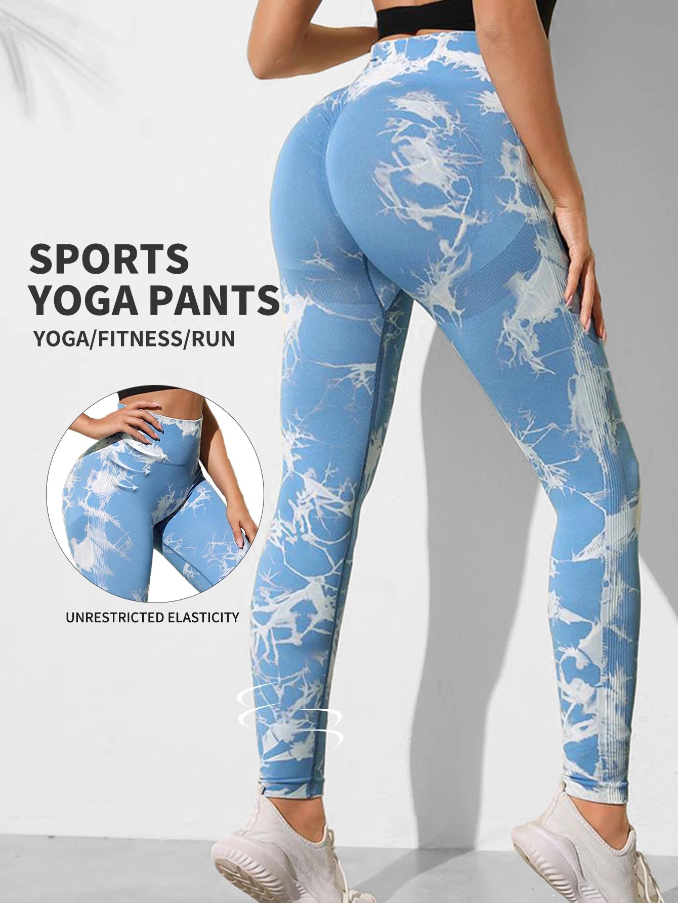 High-Waist Push-Up Gym Tights