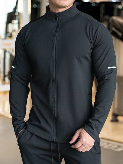 Men's Sports Fitness Casual Tops Long Sleeve