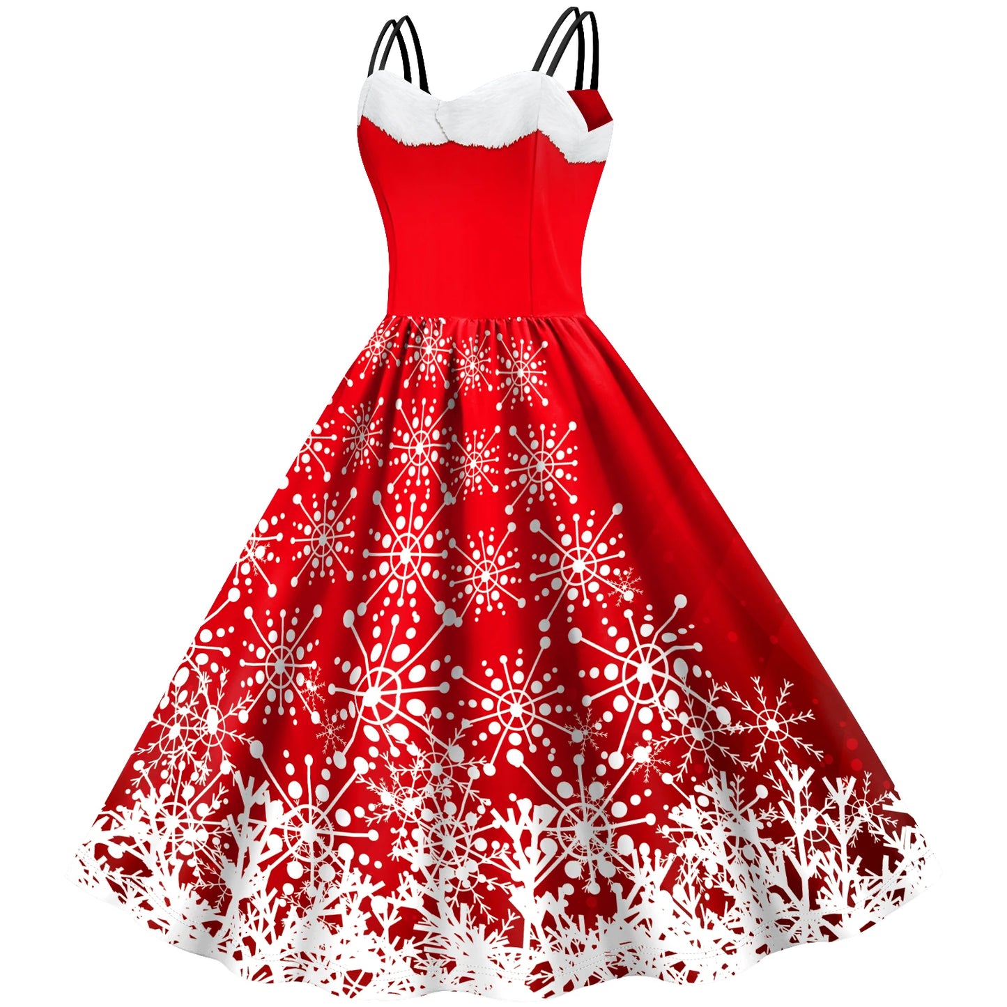 Christmas Cosplay for Women Vintage Dress