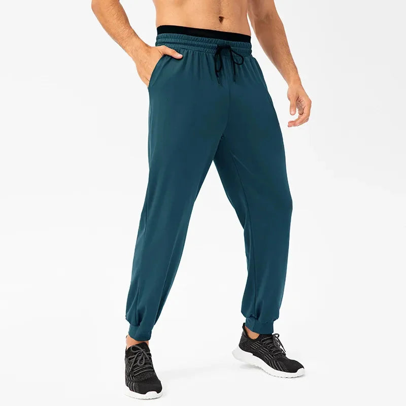 Elastic Fitness Sport Pants Men's