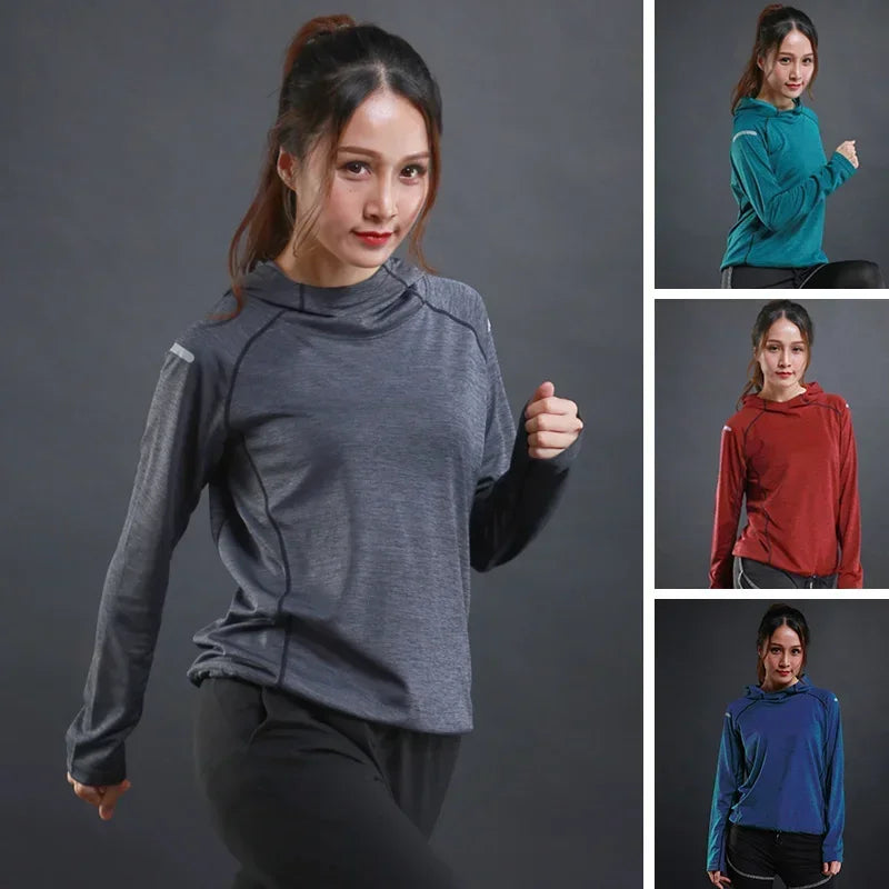 Women Breathable Yoga Shirt And Running Sport