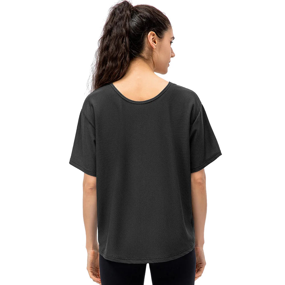ladies loose leisure T-shirt