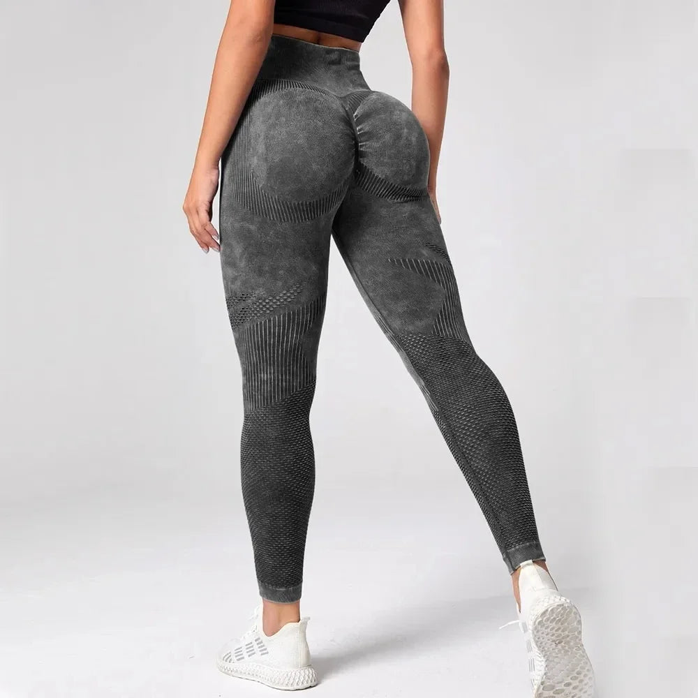 High-Waist Scrunch Bubble Butt Yoga Leggings