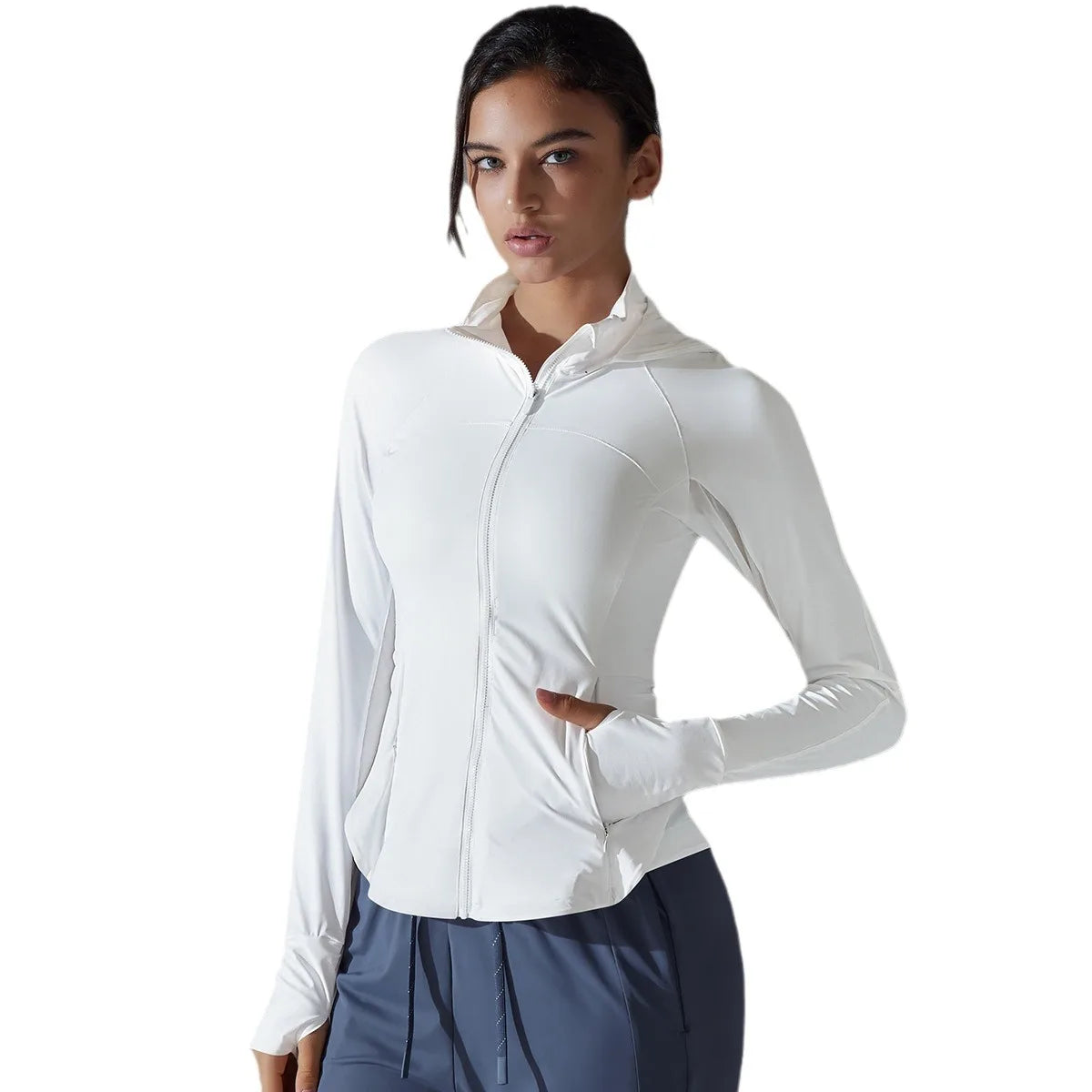 Women's Ice Silk Slim Yoga Jacket