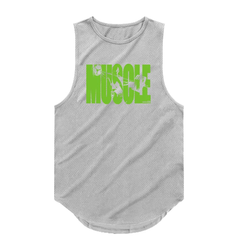 Fitness Bodybuilding Printed Tank Top