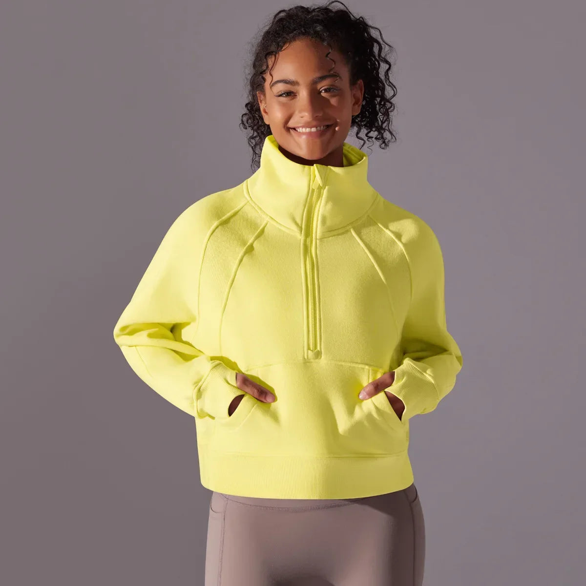 Women's Slim Fit Zip Yoga