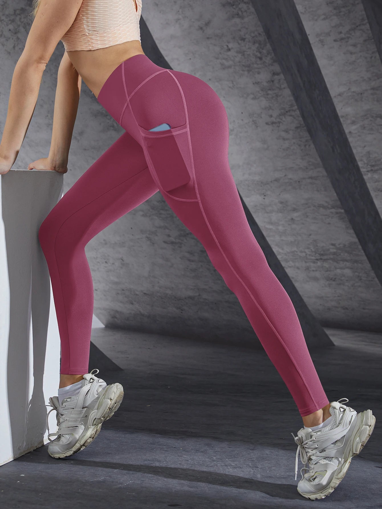 High-Waist Stretch Fitness Pants