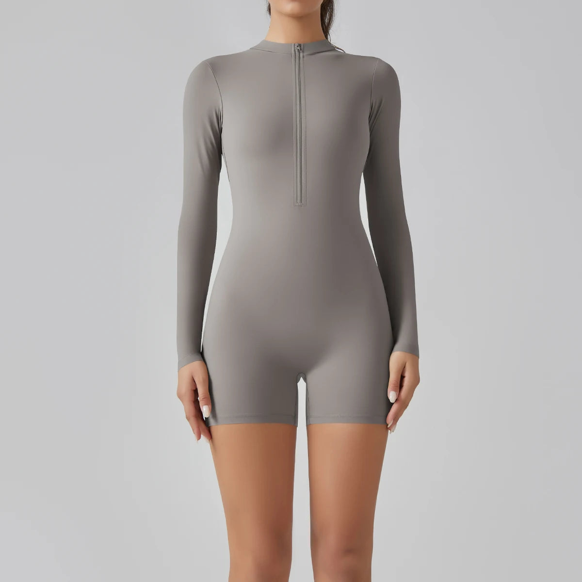 Zipper Tracksuit Set