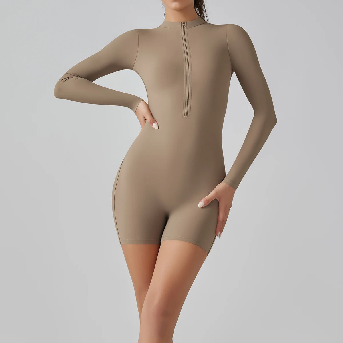 Zipper Tracksuit Set