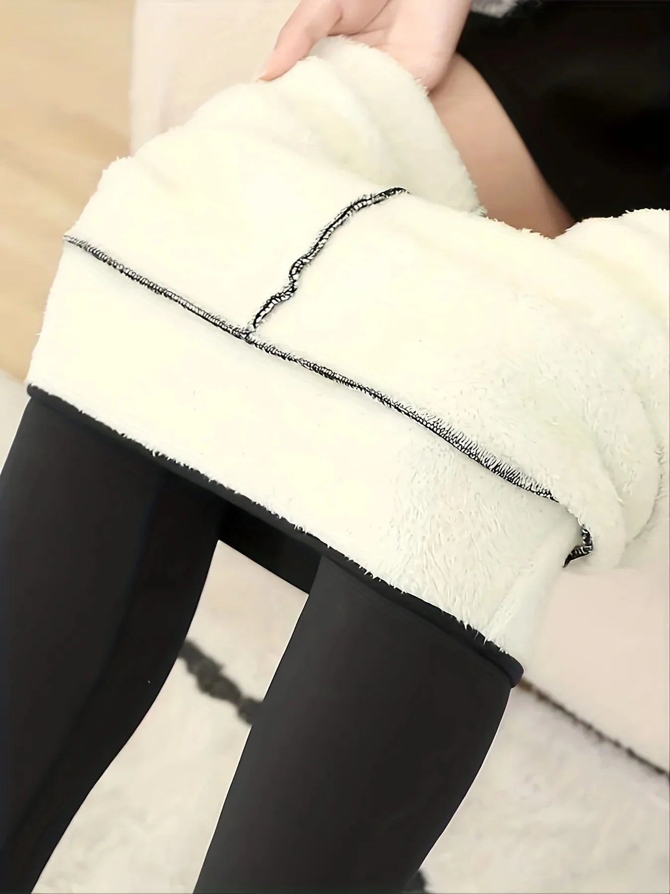 High-Waist Warm Commuter Leggings