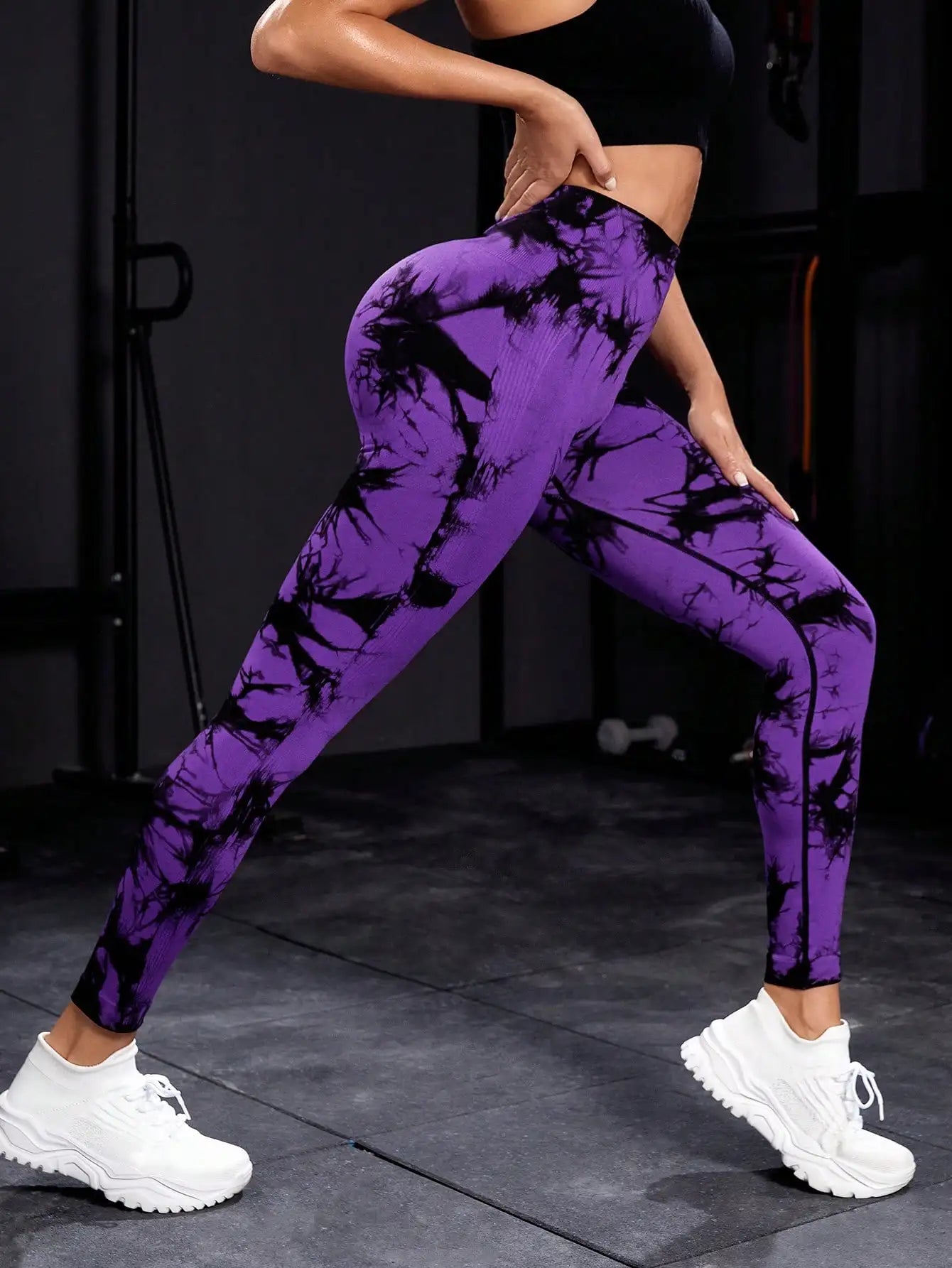 High Waist Tie-Dye Yoga Leggings