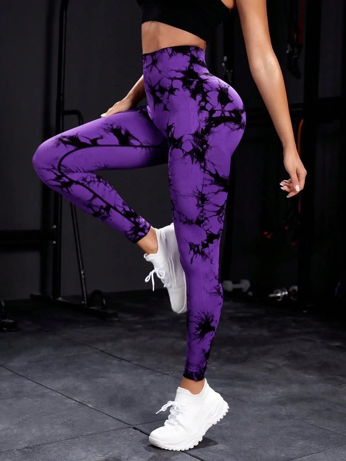 High Waist Tie-Dye Yoga Leggings