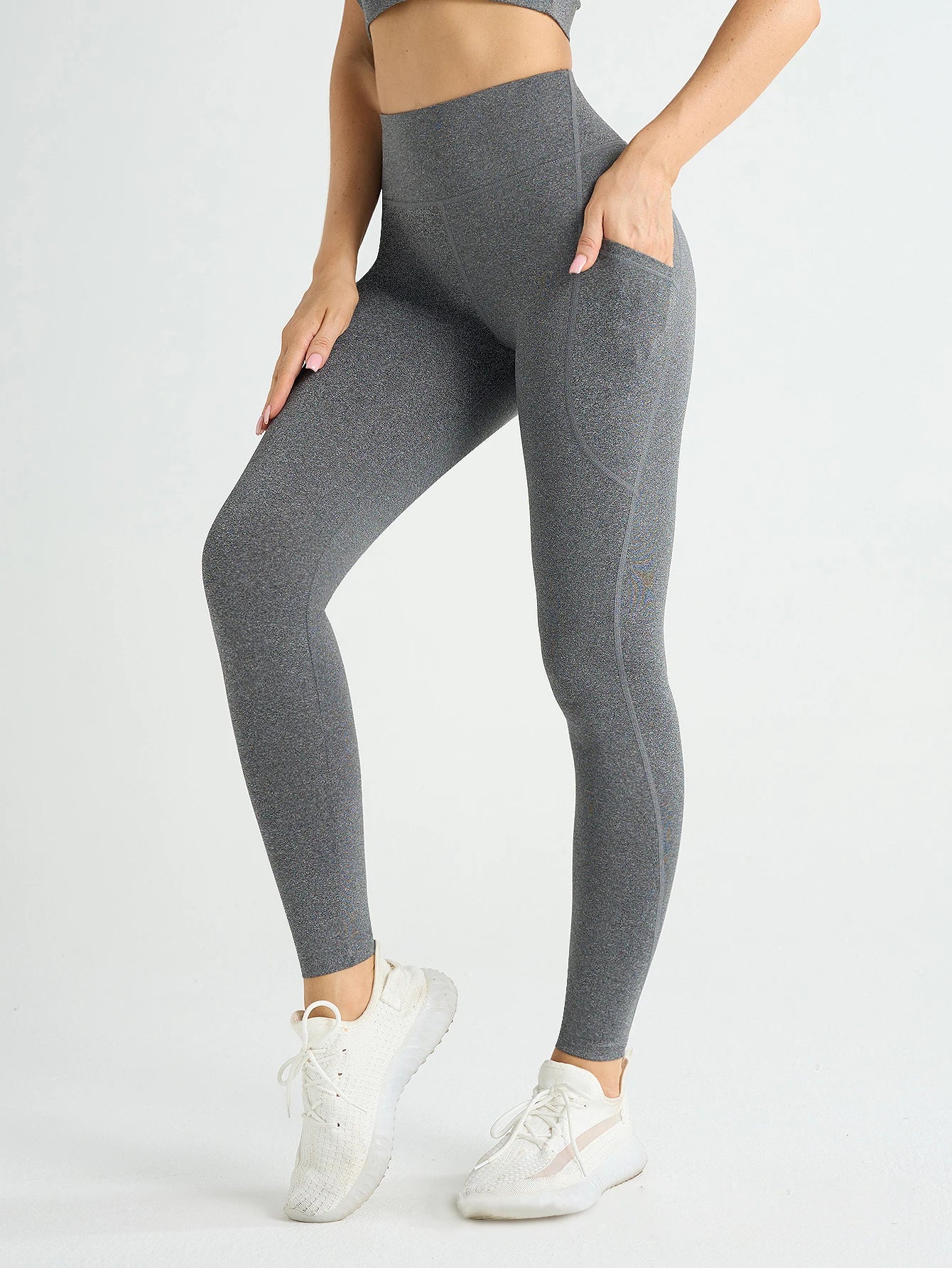 High-Waist Stretch Fitness Pants