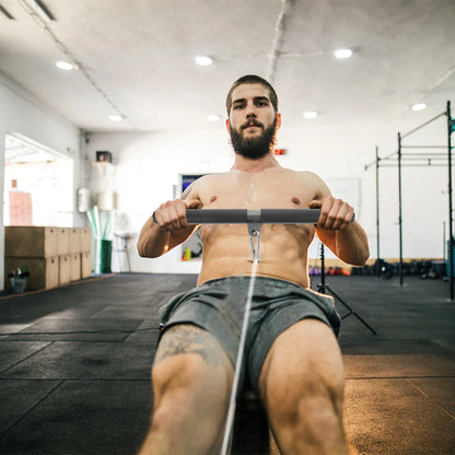 Bar Up Straight Down Cable Gym Rod Bicep Fitness