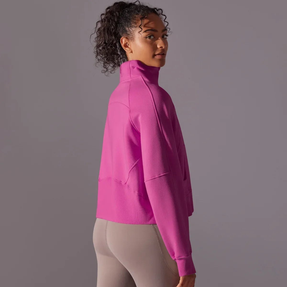 Women's Slim Fit Zip Yoga