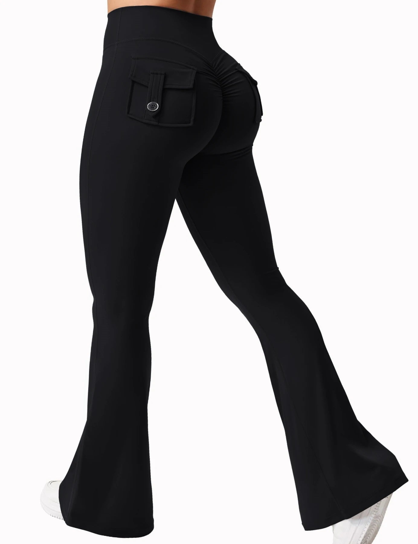 Wide-Leg High Stretch Yoga Pants