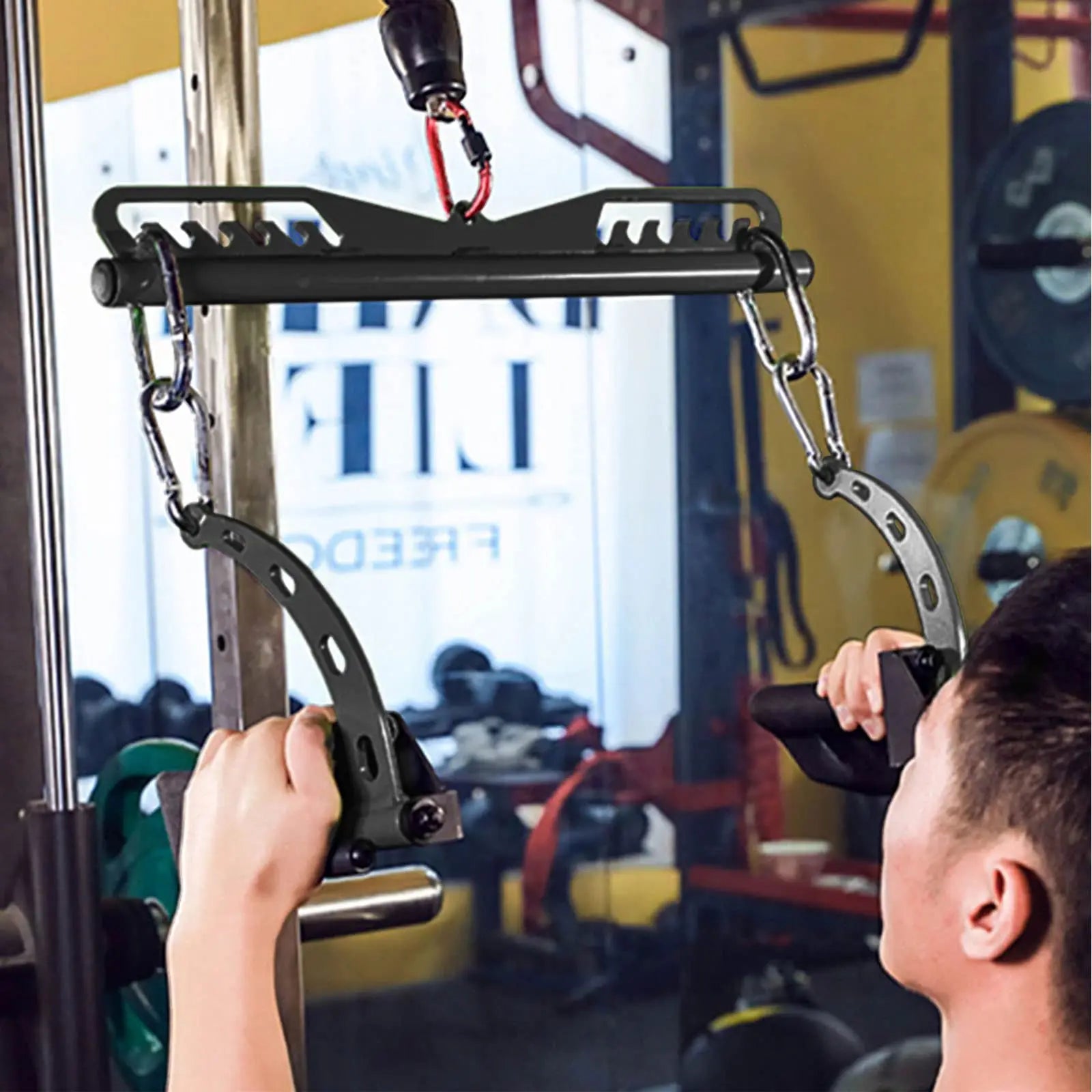 Fitness Rowing Attachment Gym Biceps Triceps Blaster