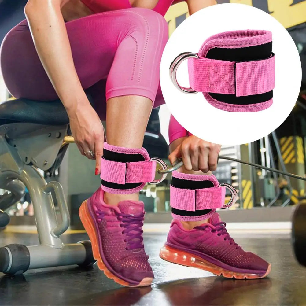 2Pcs Fitness Ankle Cuff Men Hip