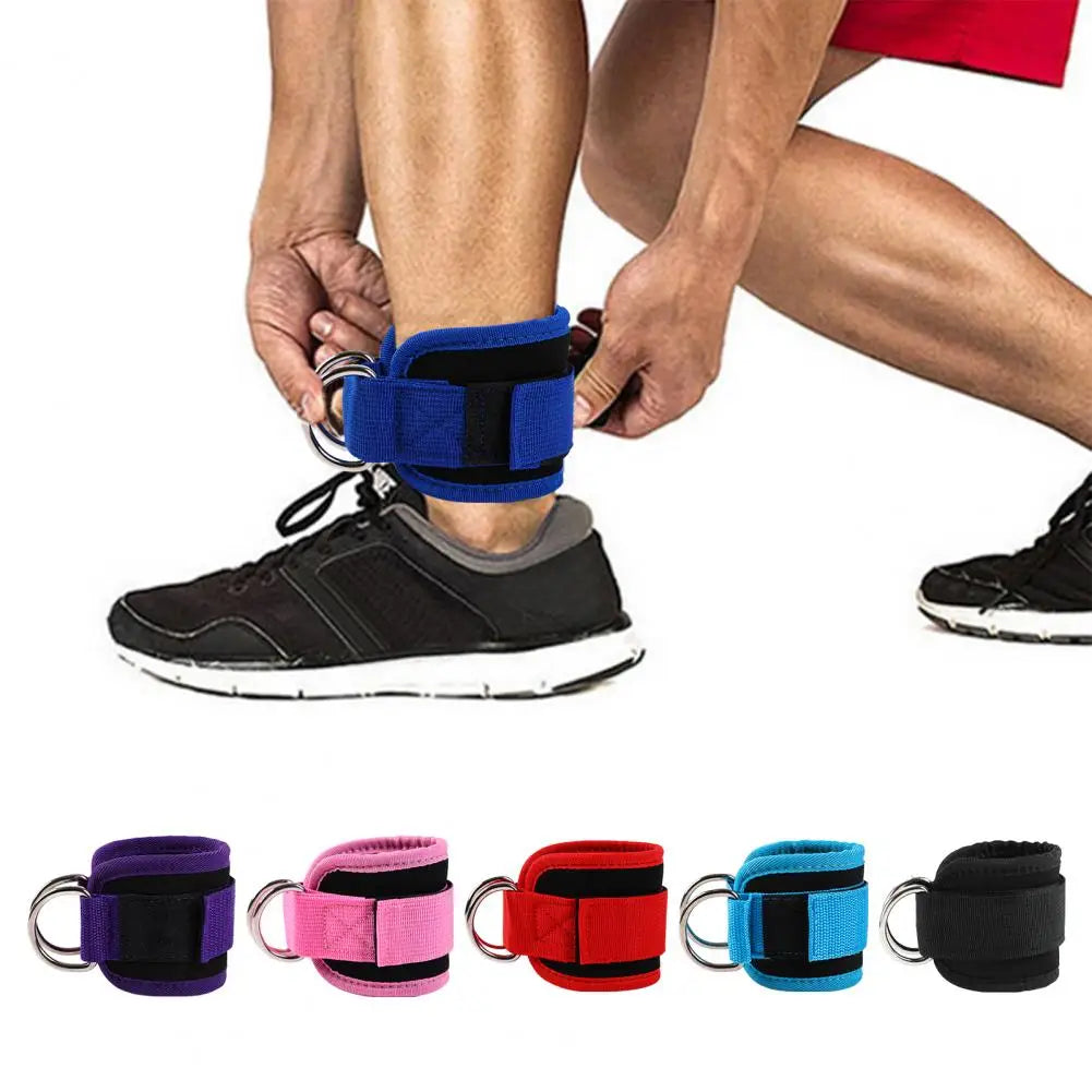 2Pcs Fitness Ankle Cuff Men Hip Exercise Training