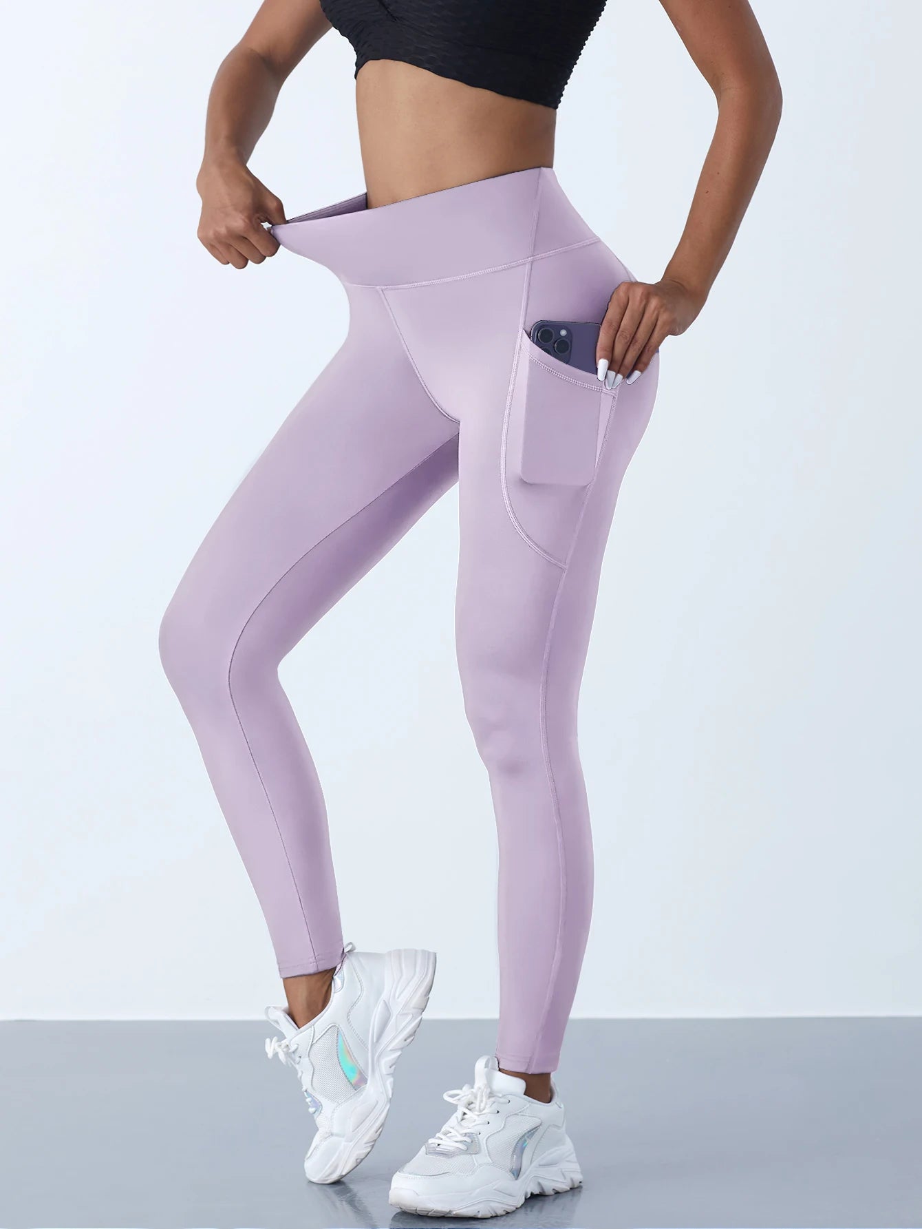 High-Waist Stretch Fitness Pants