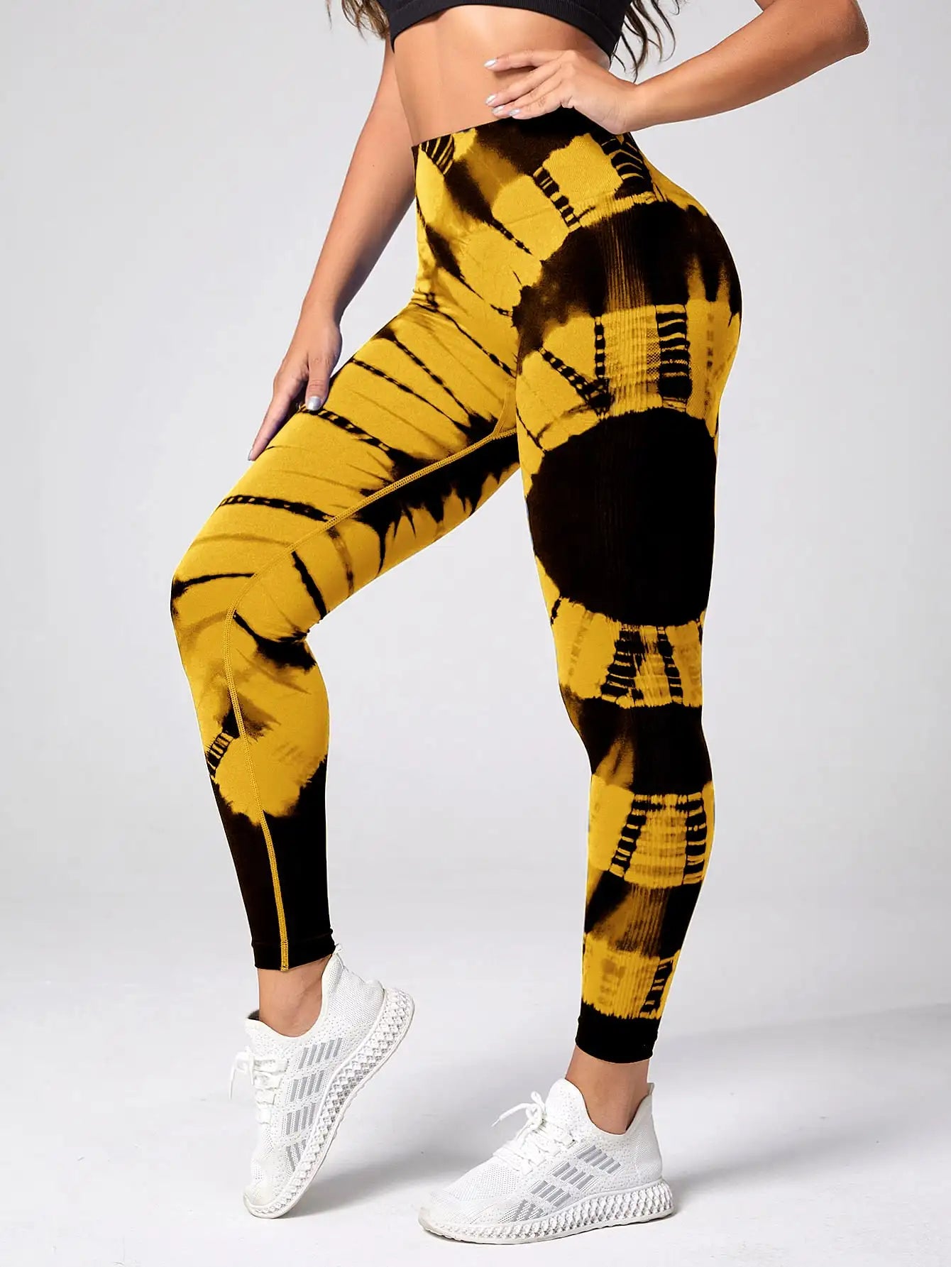 High-Waist Scrunch Butt-Lifting Yoga Leggings