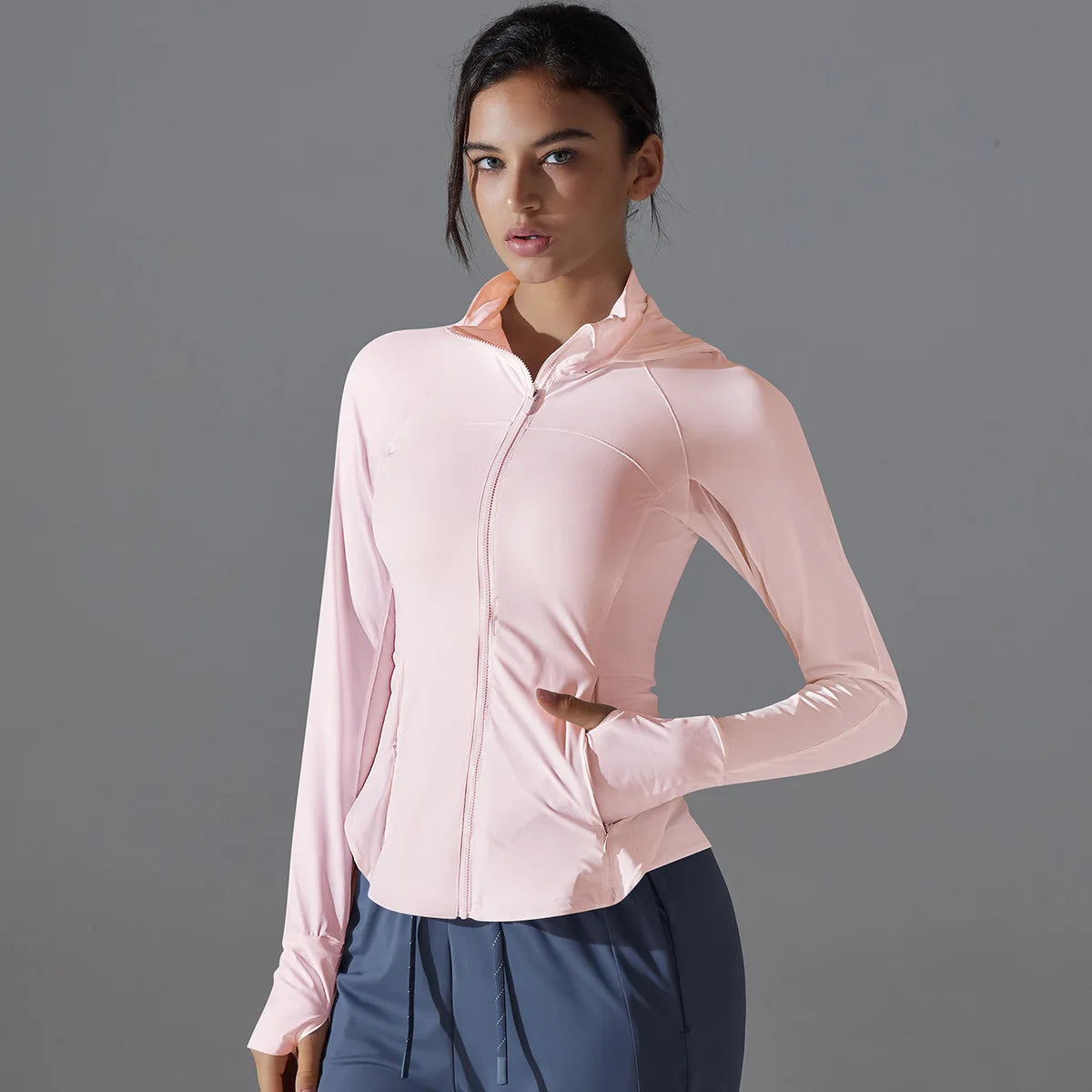 Women's Ice Silk Slim Yoga Jacket