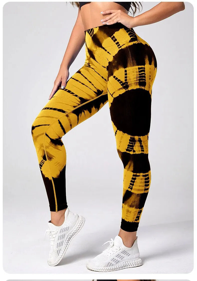 High-Waist Scrunch Butt-Lifting Yoga Leggings