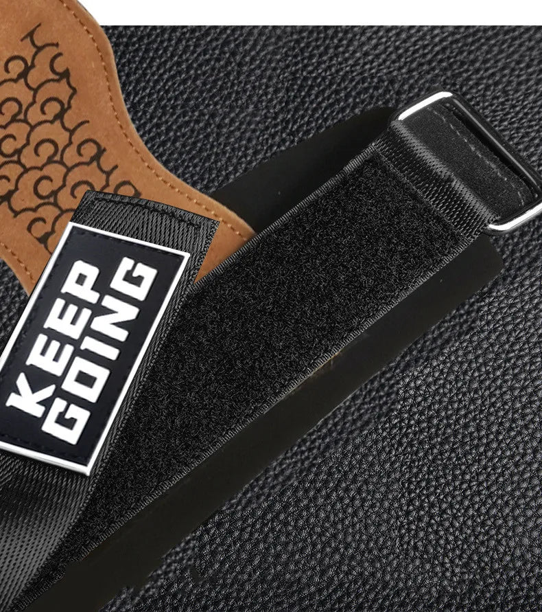 Cowhide Gym Gloves for Lifting