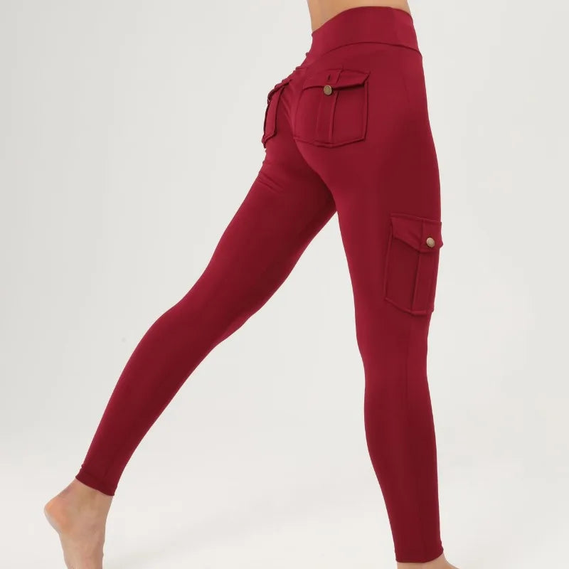 Breathable Hip-Lifting Pocket Yoga Leggings