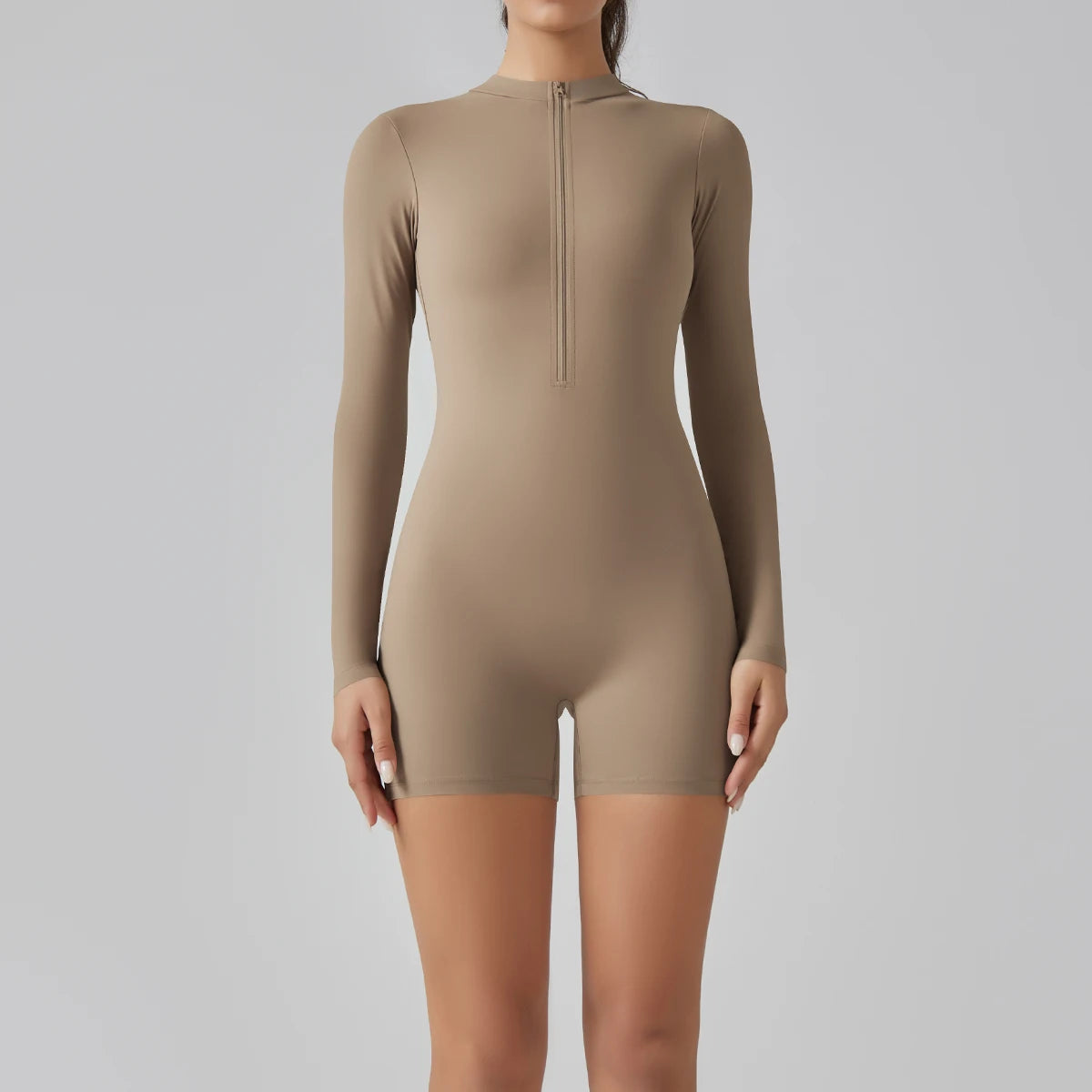 Zipper Tracksuit Set