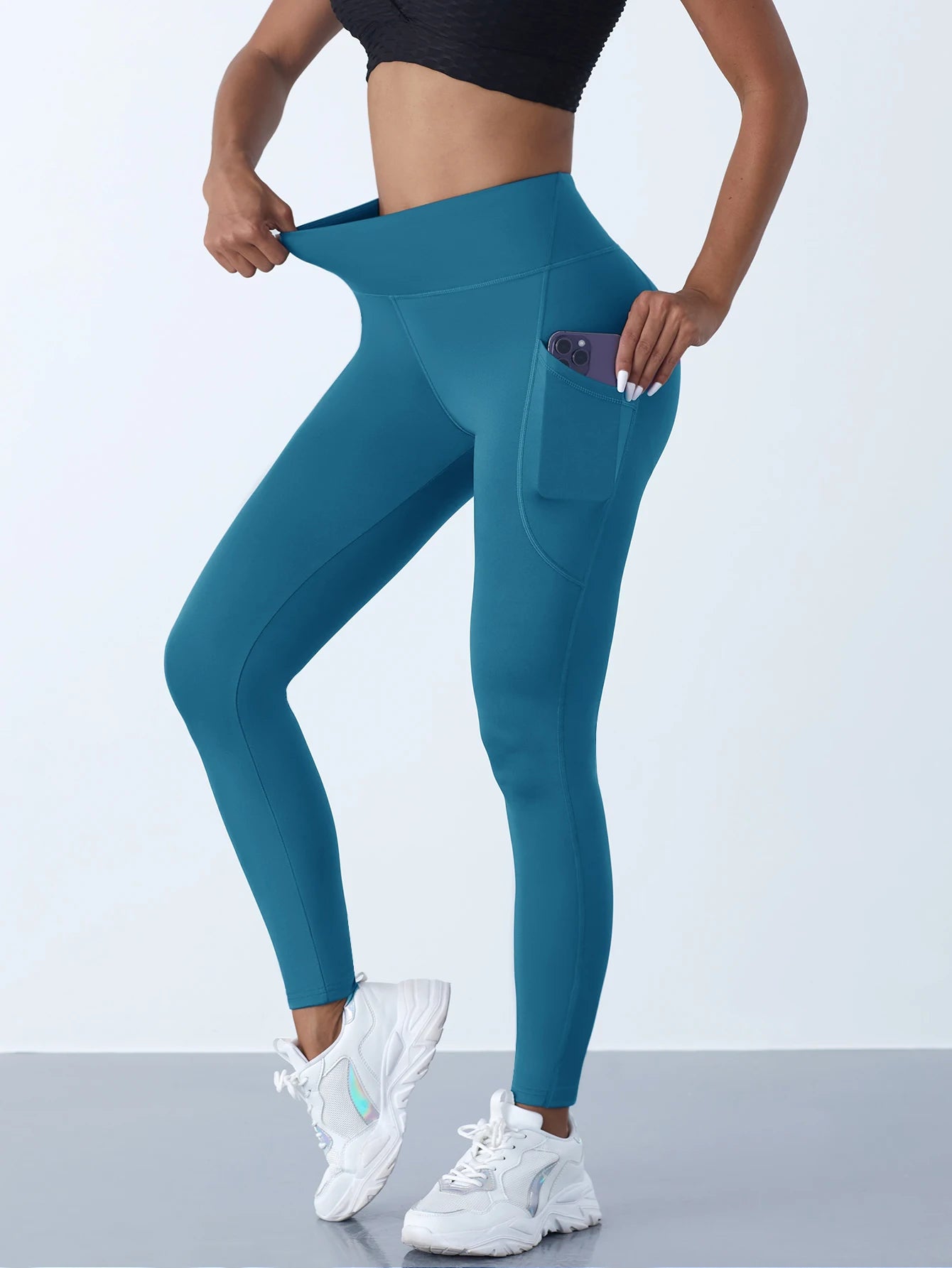 High-Waist Stretch Fitness Pants