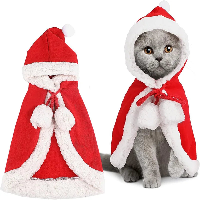 Santa Paws Christmas Pet Cape