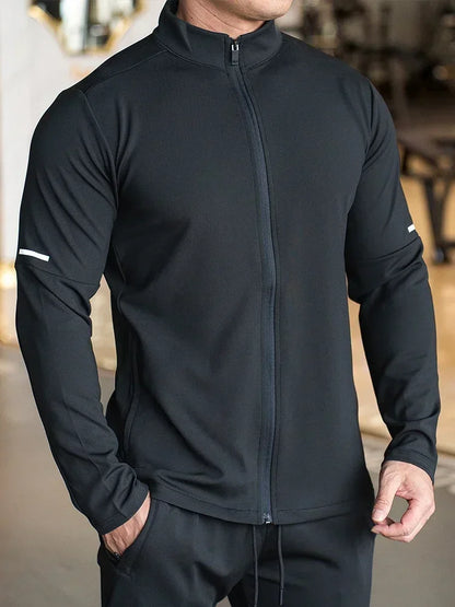 Men's Sports Fitness Casual Tops Long Sleeve