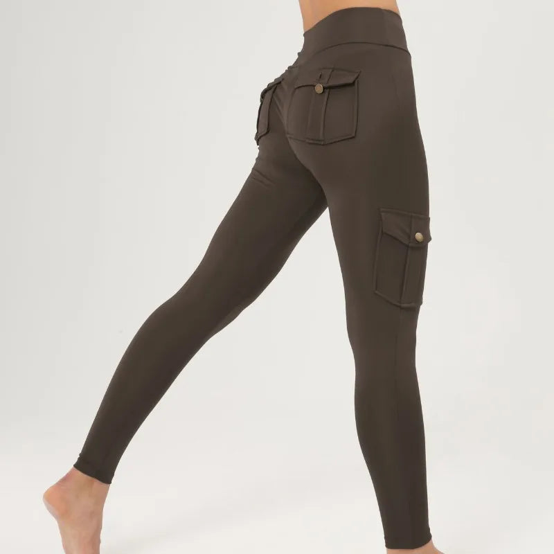 Breathable Hip-Lifting Pocket Yoga Leggings