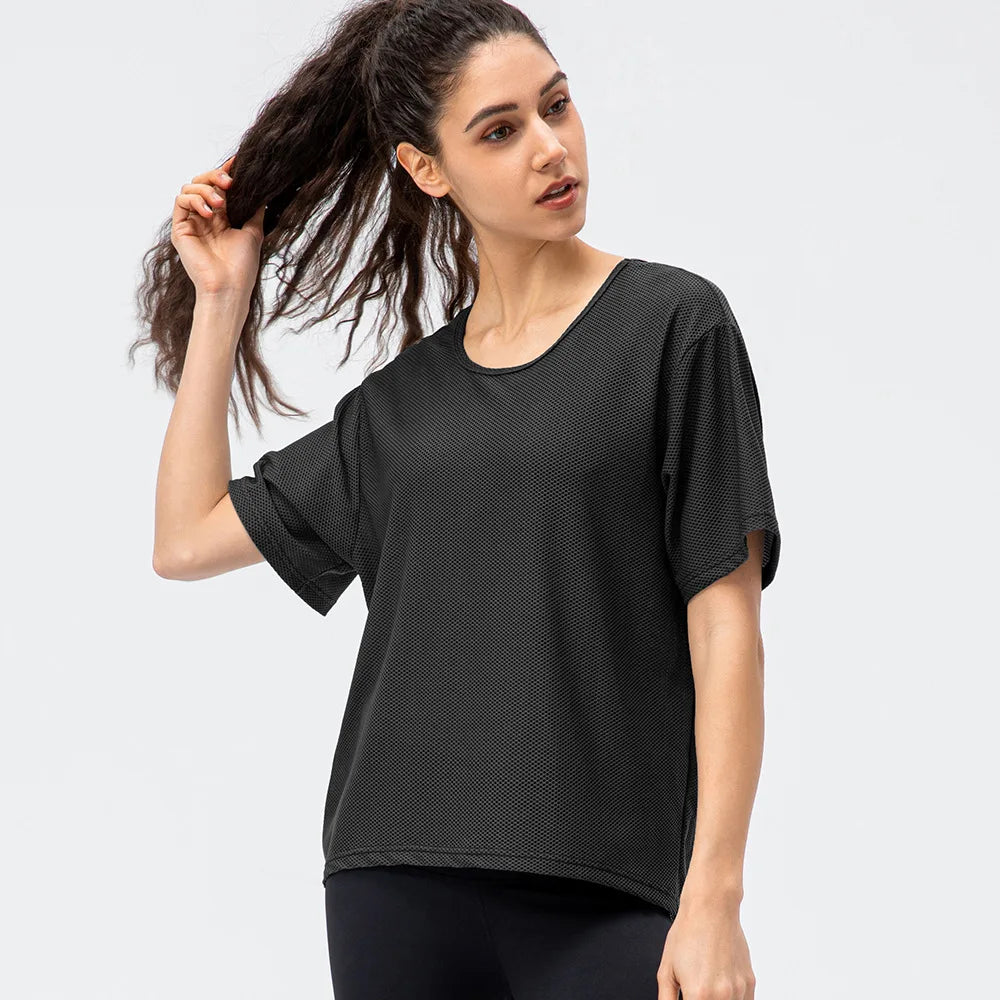ladies loose leisure T-shirt