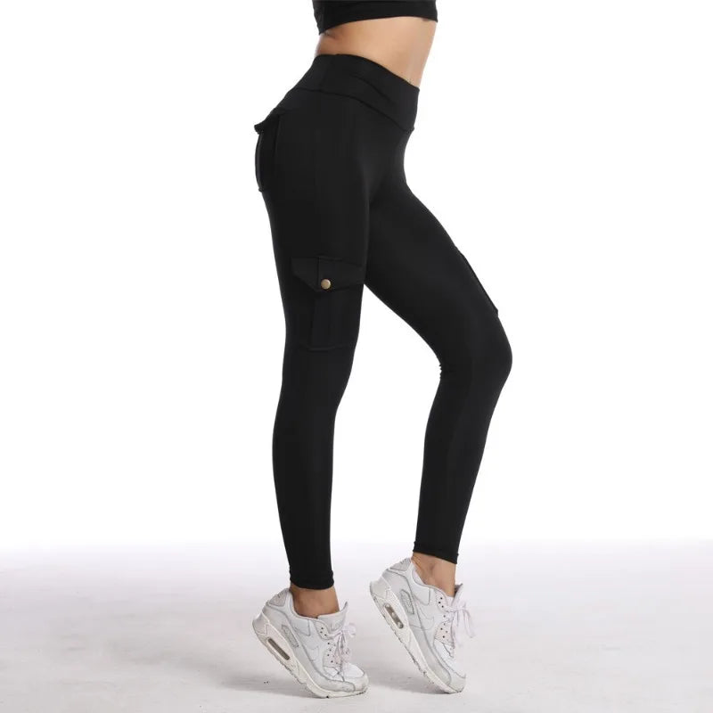 Breathable Hip-Lifting Pocket Yoga Leggings
