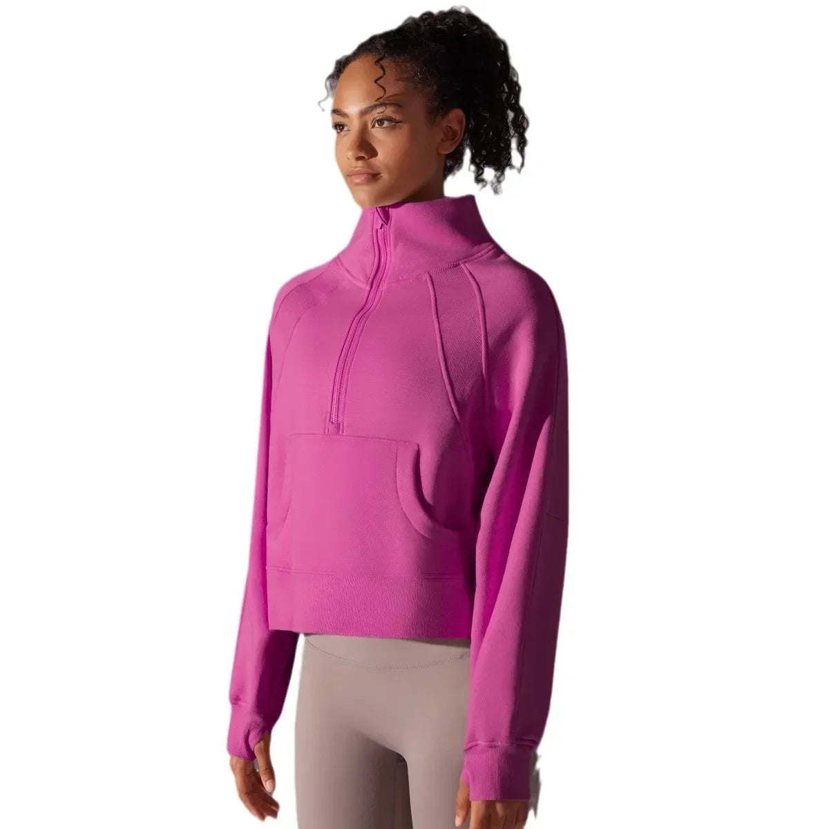 Women's Slim Fit Zip Yoga