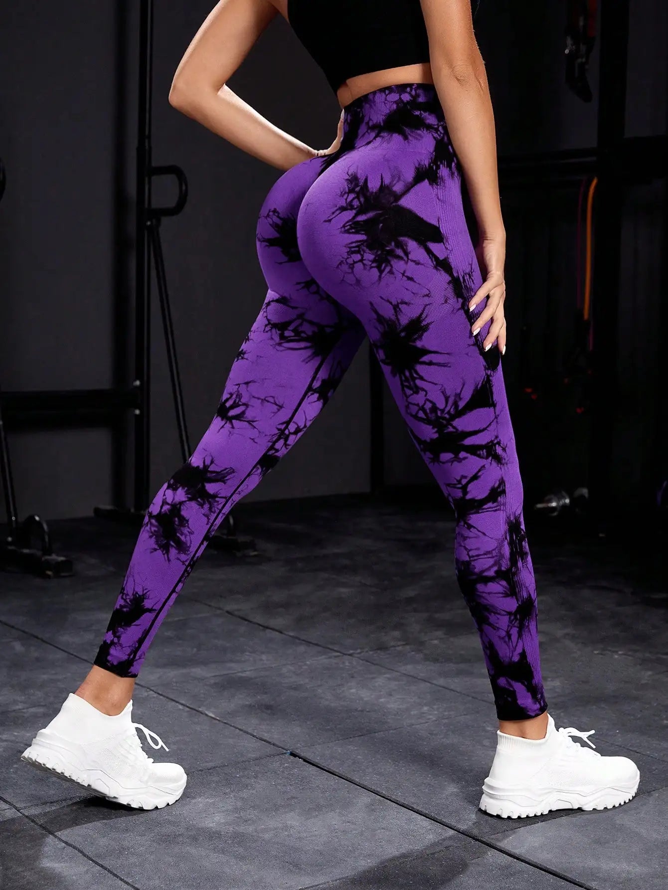 High Waist Tie-Dye Yoga Leggings