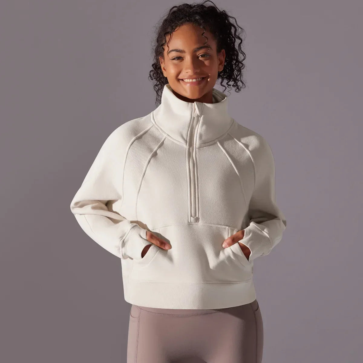 Women's Slim Fit Zip Yoga