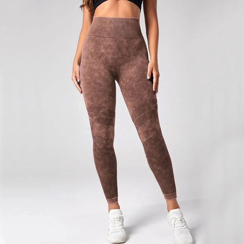 High-Waist Scrunch Bubble Butt Yoga Leggings