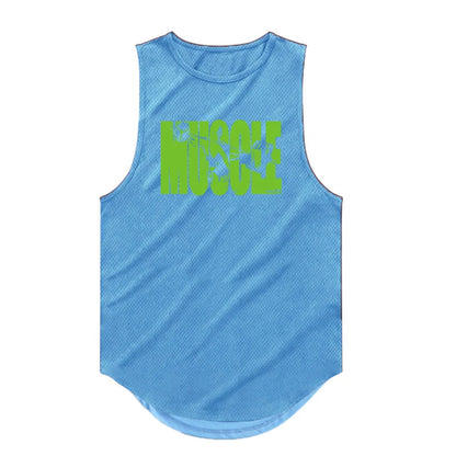 Fitness Bodybuilding Printed Tank Top