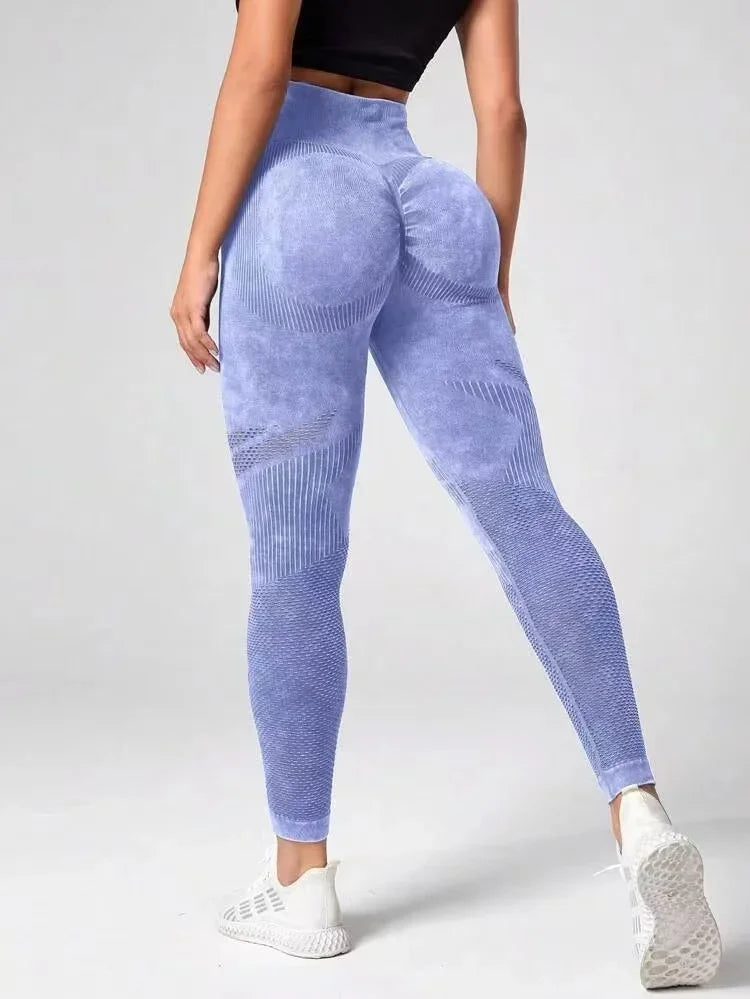 High-Waist Scrunch Bubble Butt Yoga Leggings