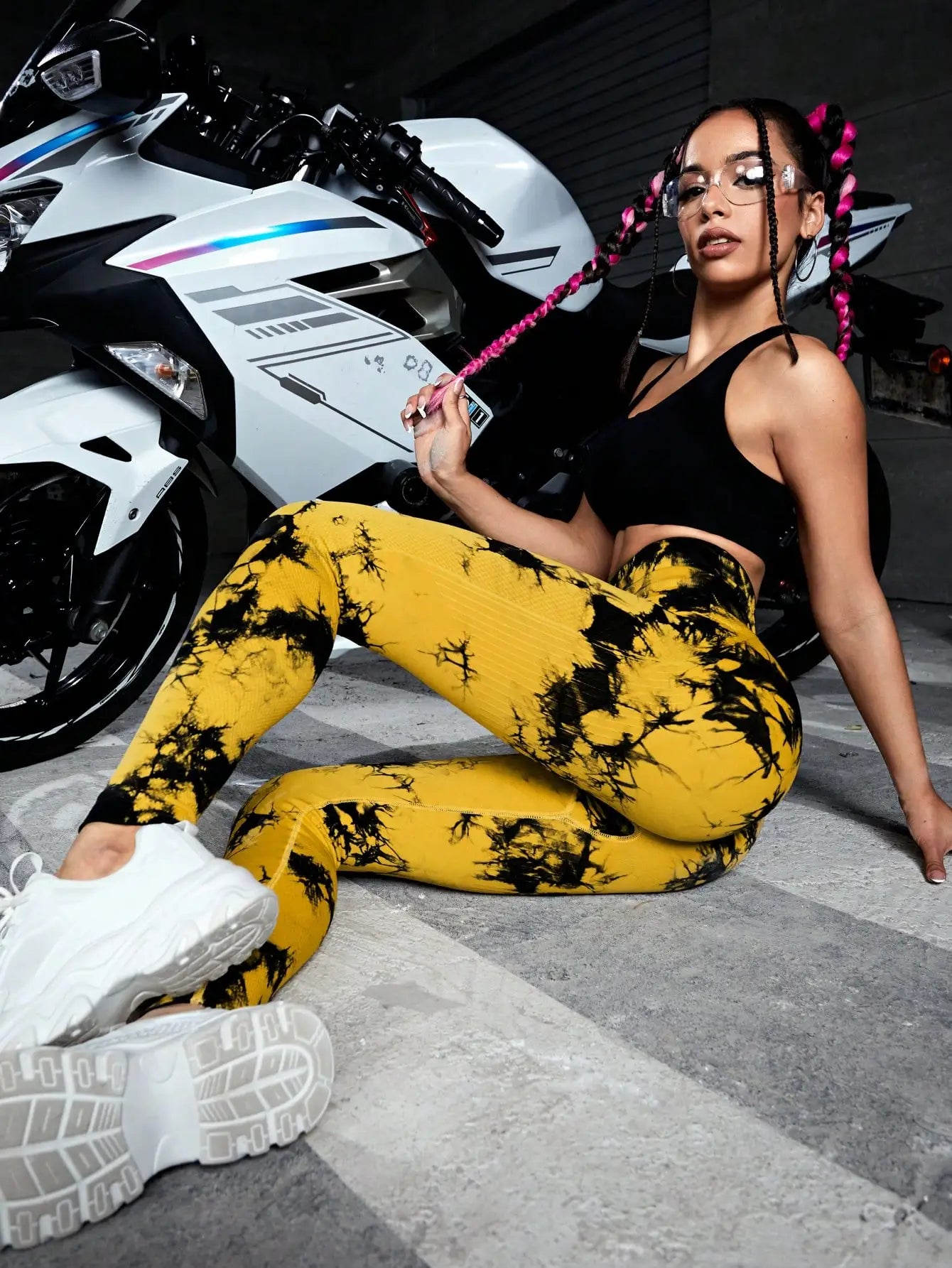 High Waist Tie-Dye Yoga Leggings